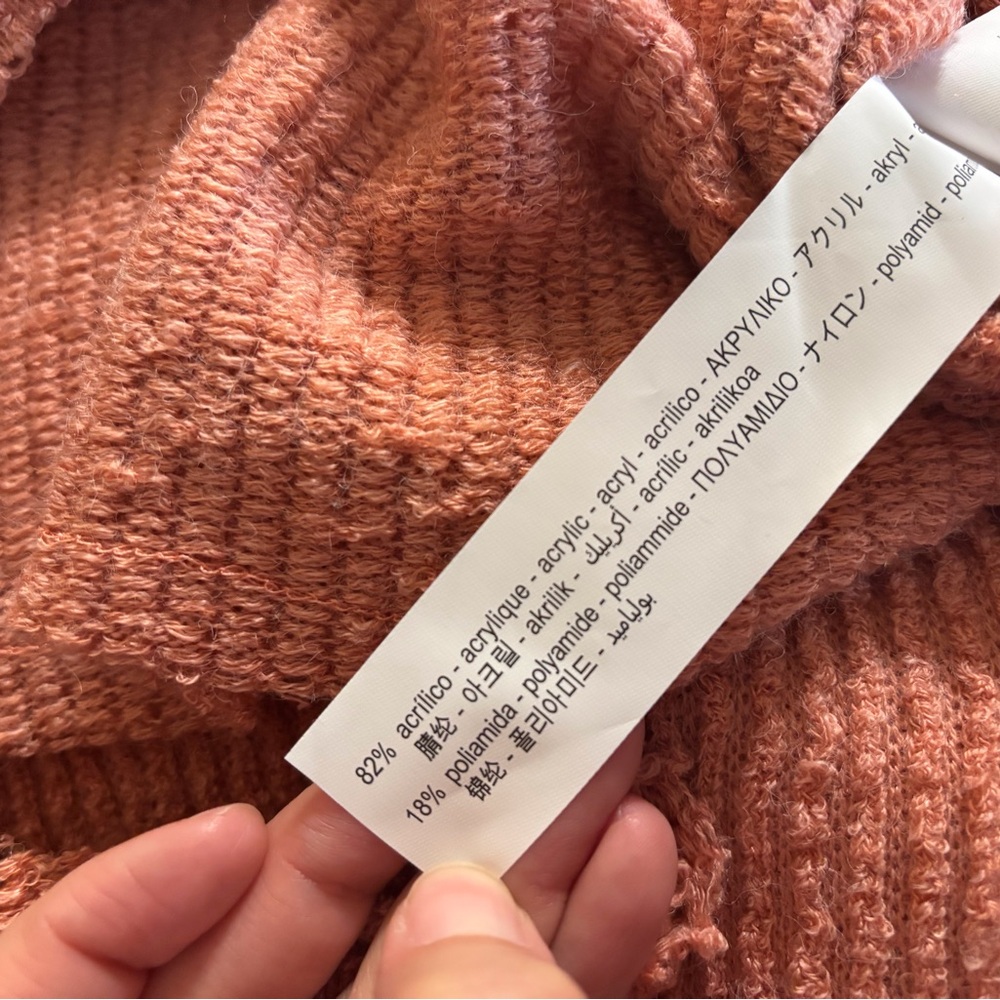 Zara Pink Ribbed Sweater - Picture 7 of 7